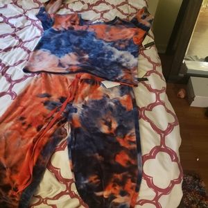 Tye dye sweatsuit